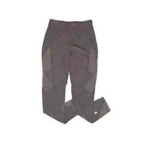 Sweaty Betty Womens Leggings 7/8 Length Cropped Mesh Panels Gray Leggings Sz XS
